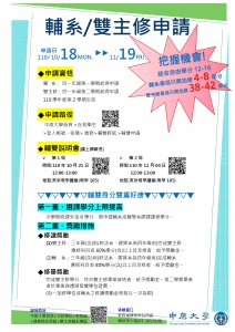 110-1學期輔雙申請